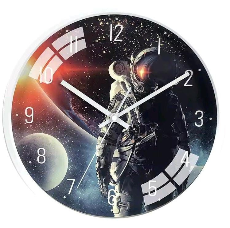 Reloj Pared Mural Redondo Diseño Astronauta 30cm-1