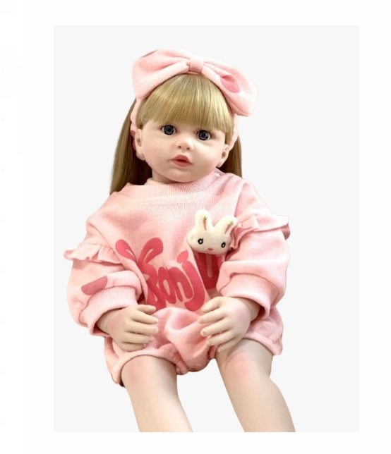 Muñeca Bebé Reborn Silicona Rubia-0