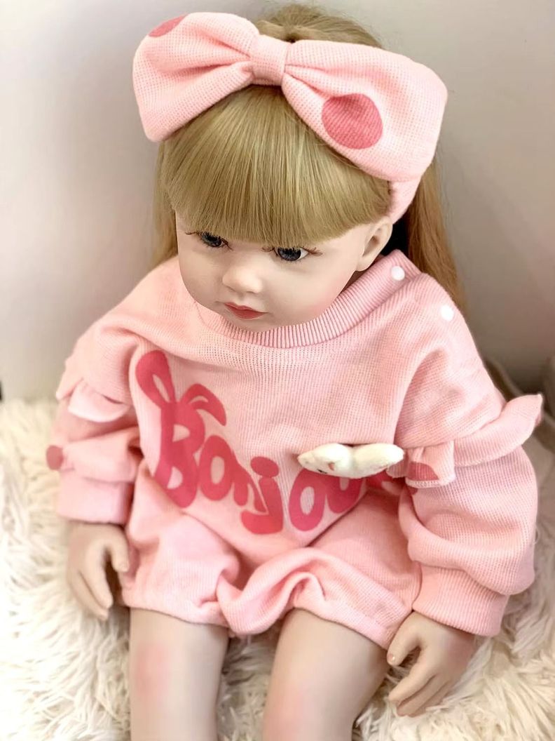 Muñeca Bebé Reborn Silicona Rubia-3