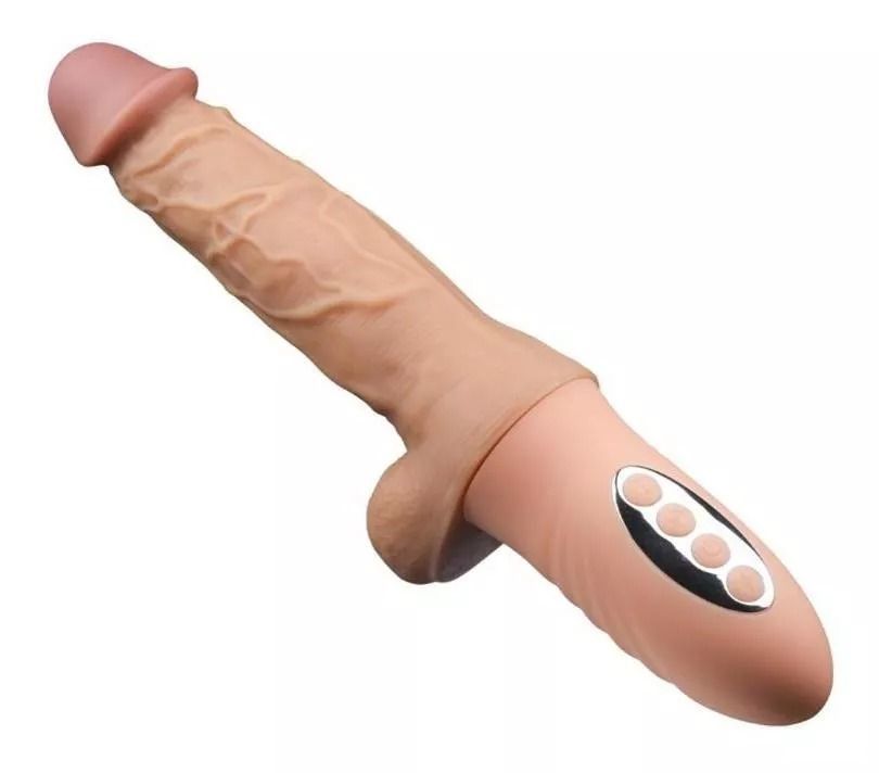 Vibrador Realista Del Consolador 10 Modos Control Remoto-0