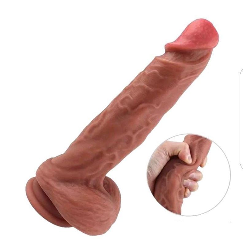Dildo Realista Venoso De Silicona Medica 24 cm-2
