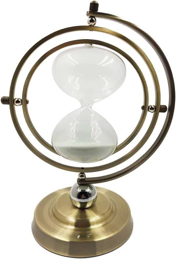 Reloj De Arena Giratorio Vintage 60 Minutos.-3