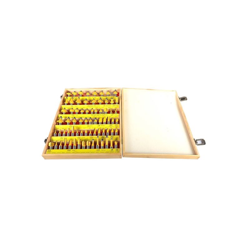 Set de Brocas Para Fresadora Vástago de 1/4, 70 Piezas.-0