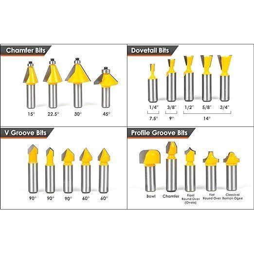 Set de Brocas Para Fresadora Vástago de 1/4, 70 Piezas.-2