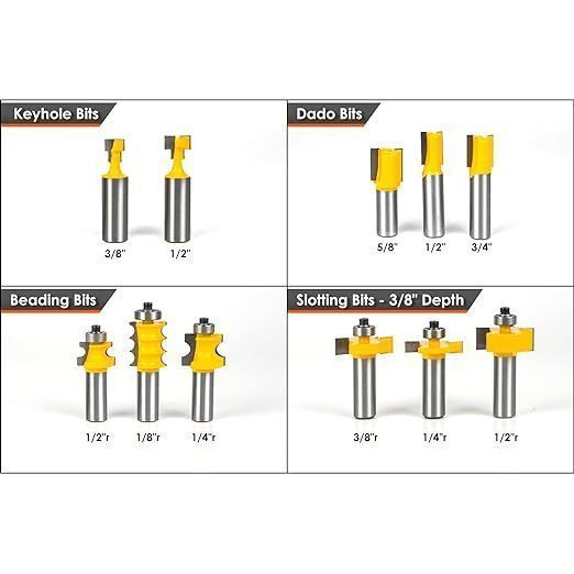 Set de Brocas Para Fresadora Vástago de 1/4, 70 Piezas.-3
