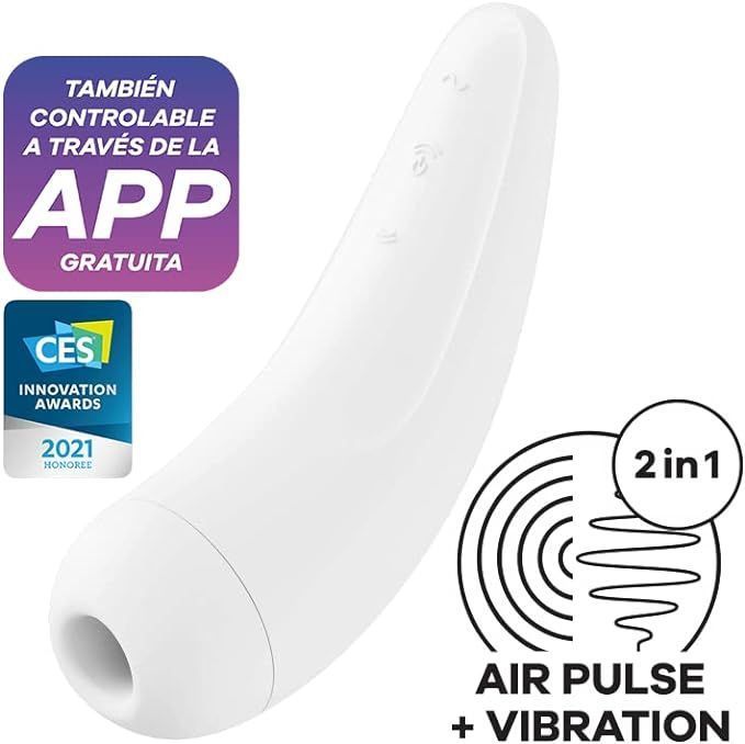 Vibrador Satisfyer Curvy 2 Estimulador De Clítoris Con App-1