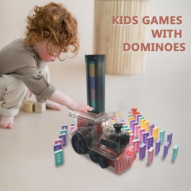 Juguete Trencito Domino Didáctico Para Bebes-3