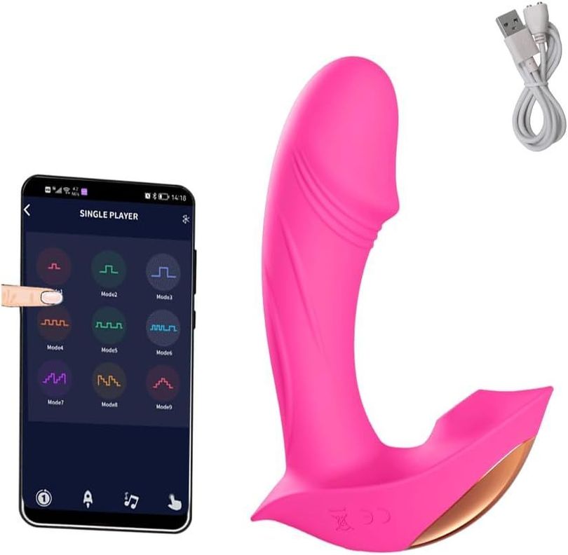 Consolador Vibrador Inalámbrico Punto G Con App-5