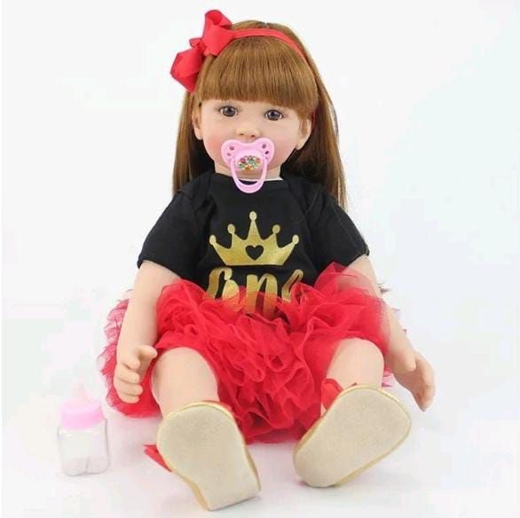 Muñeca Bebé Reborn Realista De Silicona y Algodón -0