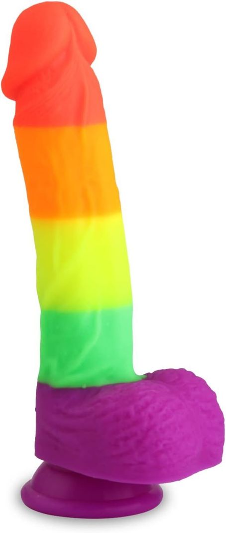 Consolador Dildo  Arcoiris Realistico -1