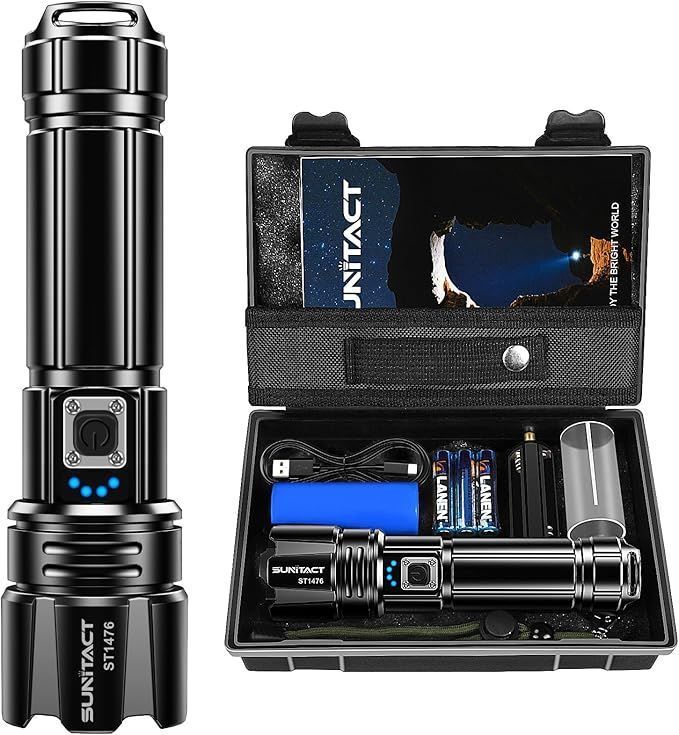 Linterna Táctica Militar Led Recargable Usb 100000lm-0