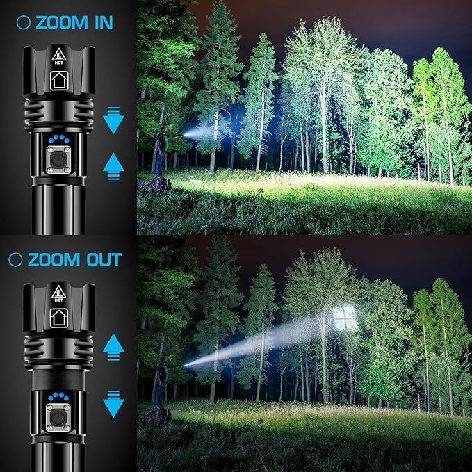 Linterna Táctica Militar Led Recargable Usb 100000lm-3