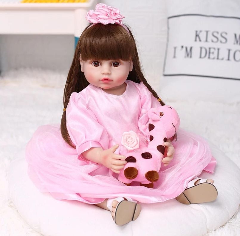 Muñeca Bebé Resborn Silicona Completa 55 cm.-4
