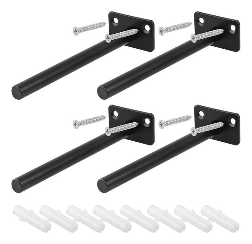 Soportes , Repisas, Estantes Flotante 4 Unidades 20 Cm-0