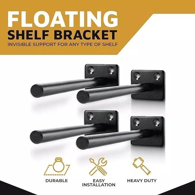 Soportes , Repisas, Estantes Flotante 4 Unidades 20 Cm-4