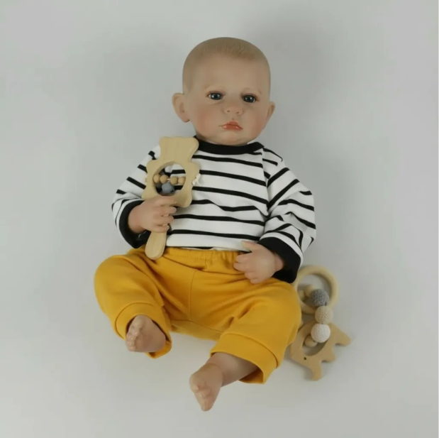 Muneco Bebe Resborn Realista 48 Cm Silicona Completa.