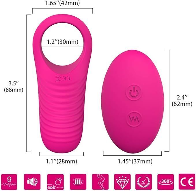ANILLO VIBRADOR CONTROL REMOTO HIMAN-5