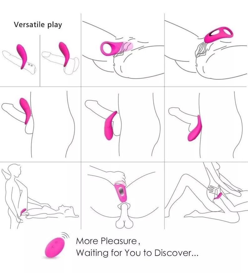 ANILLO VIBRADOR CONTROL REMOTO HIMAN-6