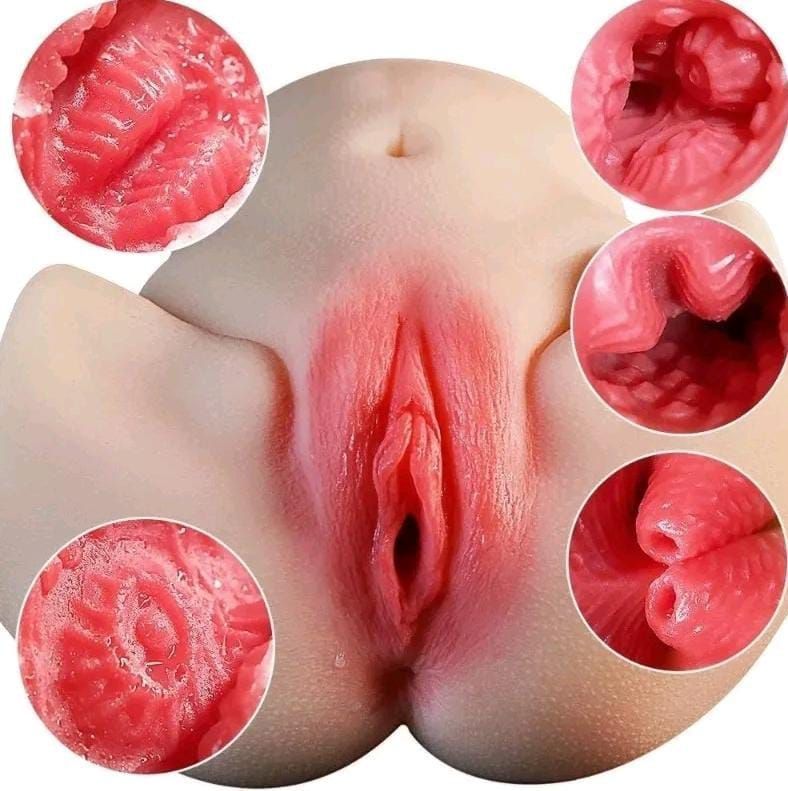 Masturbador Realista Para Ano Y Vagina 20cm X19cm 2kg-2