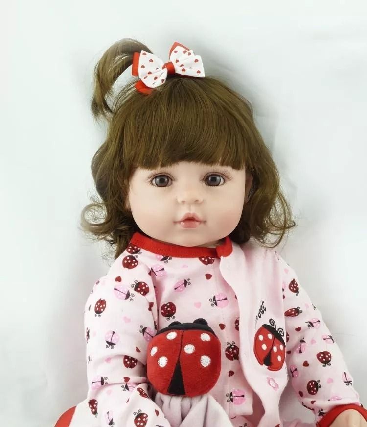 Muñeca Bebé Reborn Realista De Silicona 48 cm-5
