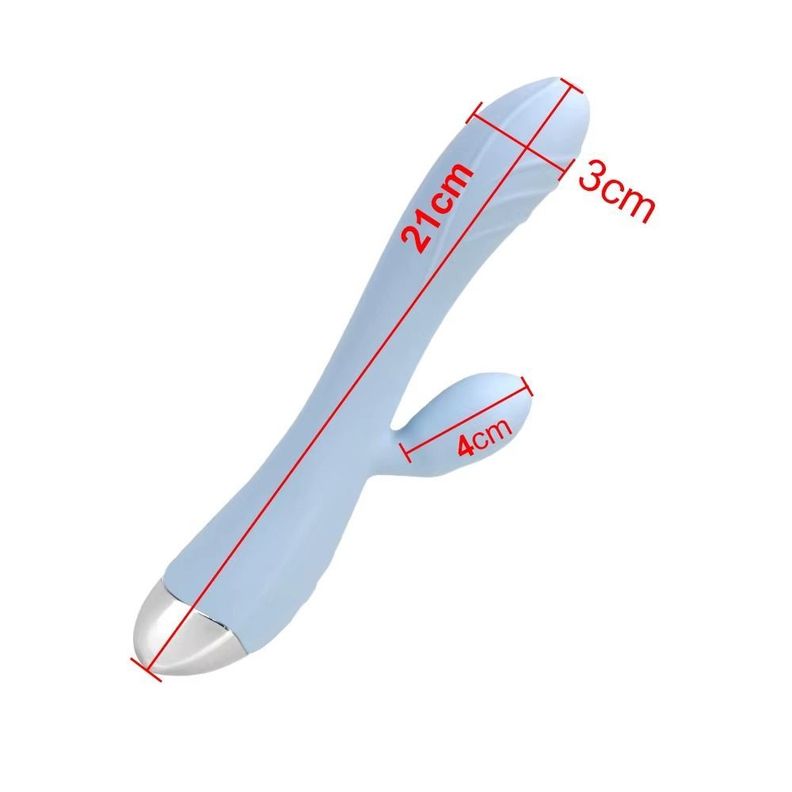 Vibrador Rabbit Doble Con Estimulación-3