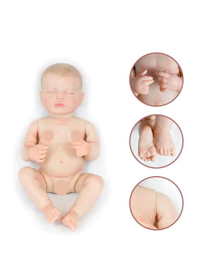 Bebé Resborn Recién Nacida Realista De Silicona-5