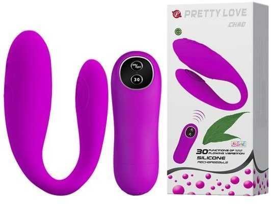 Vibrador Pretty Love Chad Duplo-1