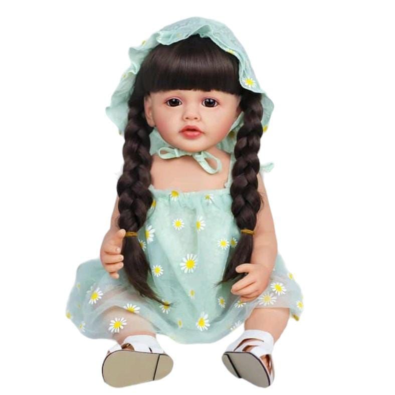 Muñeca Bebé Reborn Realista De Silicona 55 cm-0