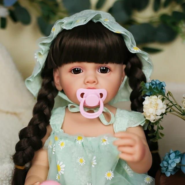 Muñeca Bebé Reborn Realista De Silicona 55 cm-1
