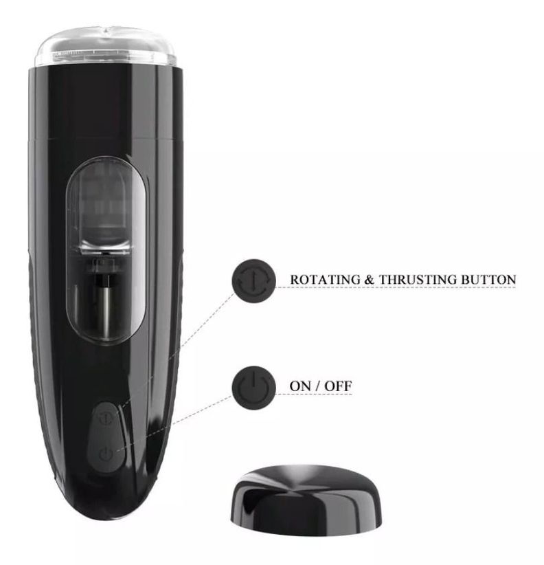 Masturbador Automático Recargable Marlon Pretty Love-5