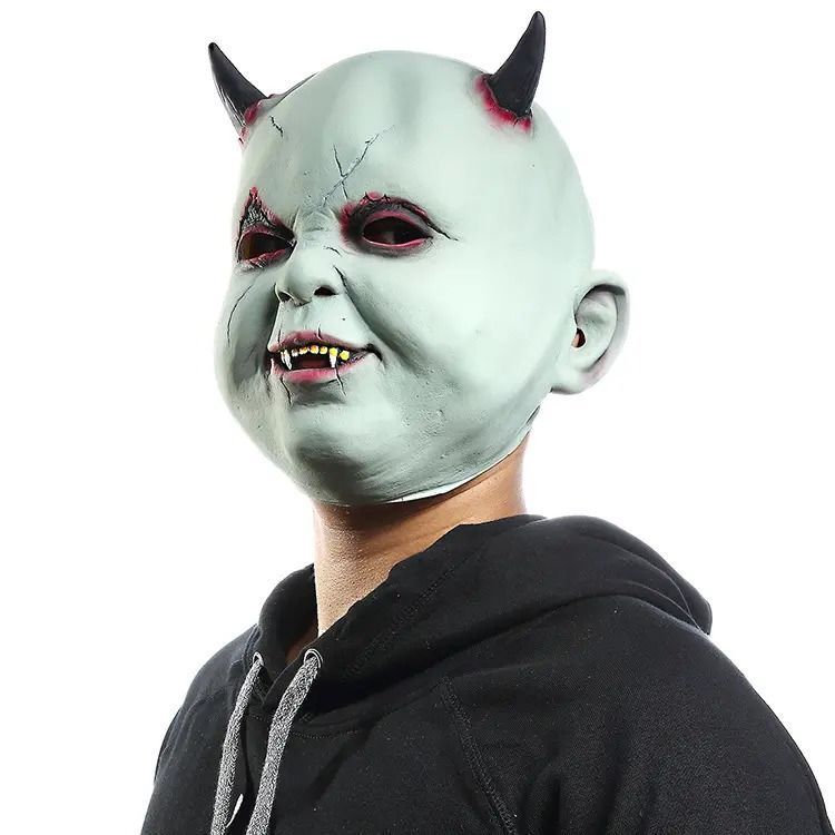 Máscara Látex Muñeco Vampiro Halloween-2