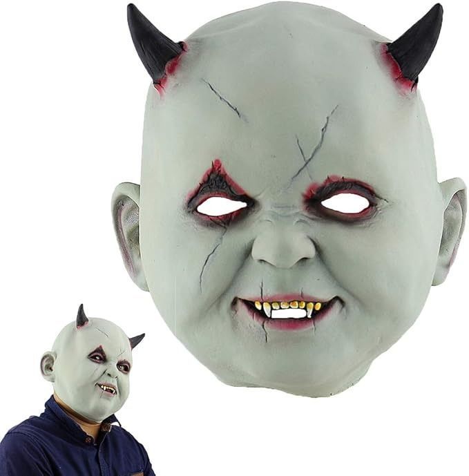 Máscara Látex Muñeco Vampiro Halloween-3