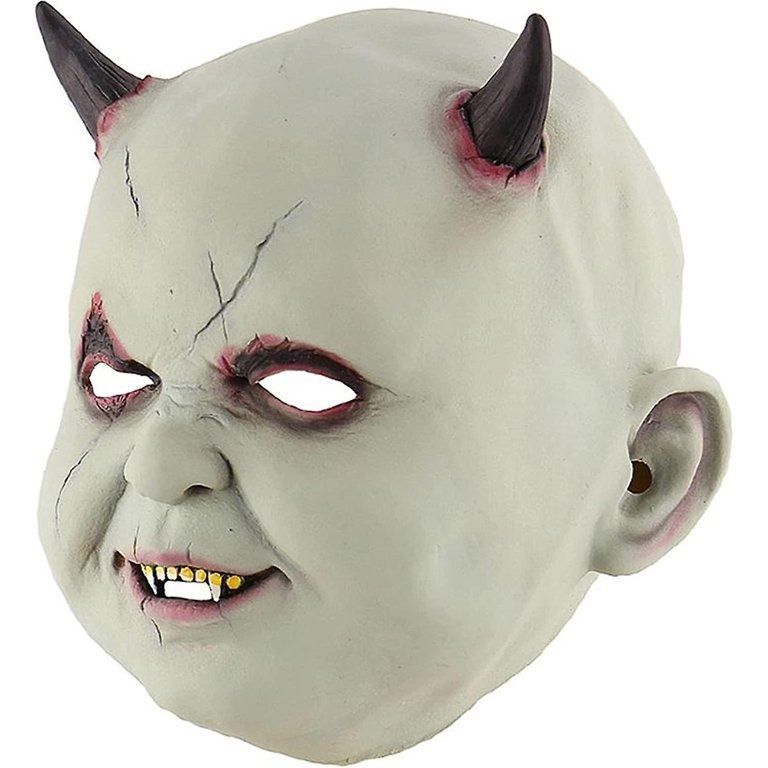 Máscara Látex Muñeco Vampiro Halloween-4