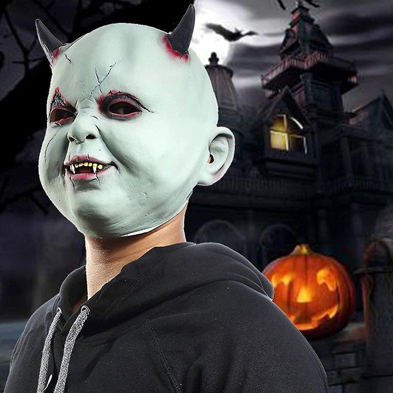 Máscara Látex Muñeco Vampiro Halloween-5