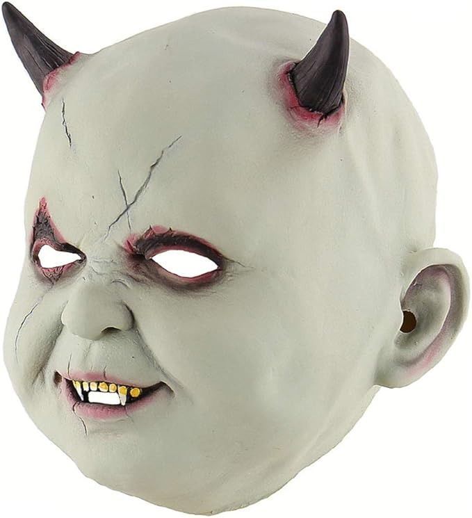 Máscara Látex Muñeco Vampiro Halloween-6