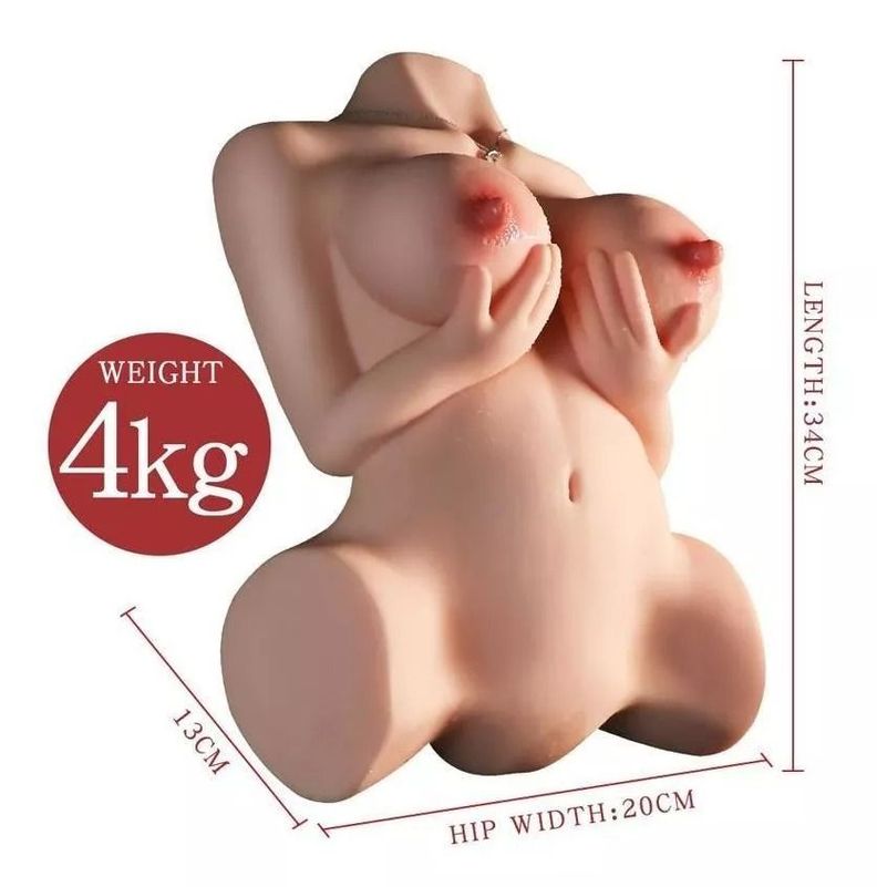 Masturbador Muñeca Realista De Silicona 3D-1