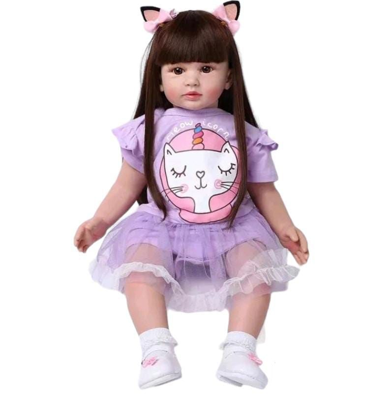 Muñeca Bebé Reborn De Silicona Hello Kitty-0