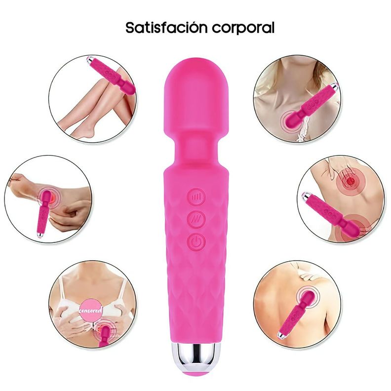 Potente Vibrador Para Mujer Masajeador Portátil Consolador-4