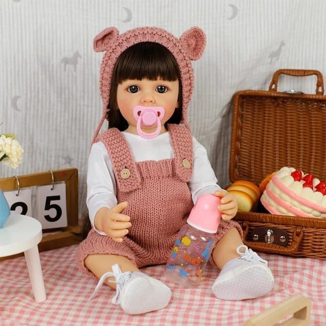 Muñeca Bebé Reborn Realista De Silicona-5