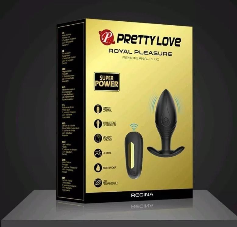 Plug Anal Dilatador Vibrador Control Remoto Royal Pleasure-1