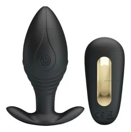 Plug Anal Dilatador Vibrador Control Remoto Royal Pleasure-3