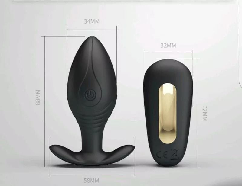 Plug Anal Dilatador Vibrador Control Remoto Royal Pleasure-4