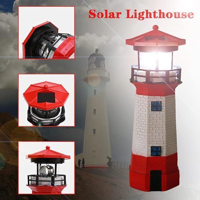 Faro Solar Exterior Luz Led Giratorio-1