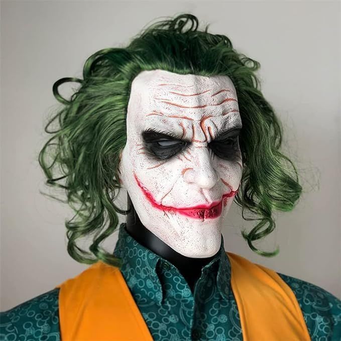 Máscara de payaso de caballero oscuro-4