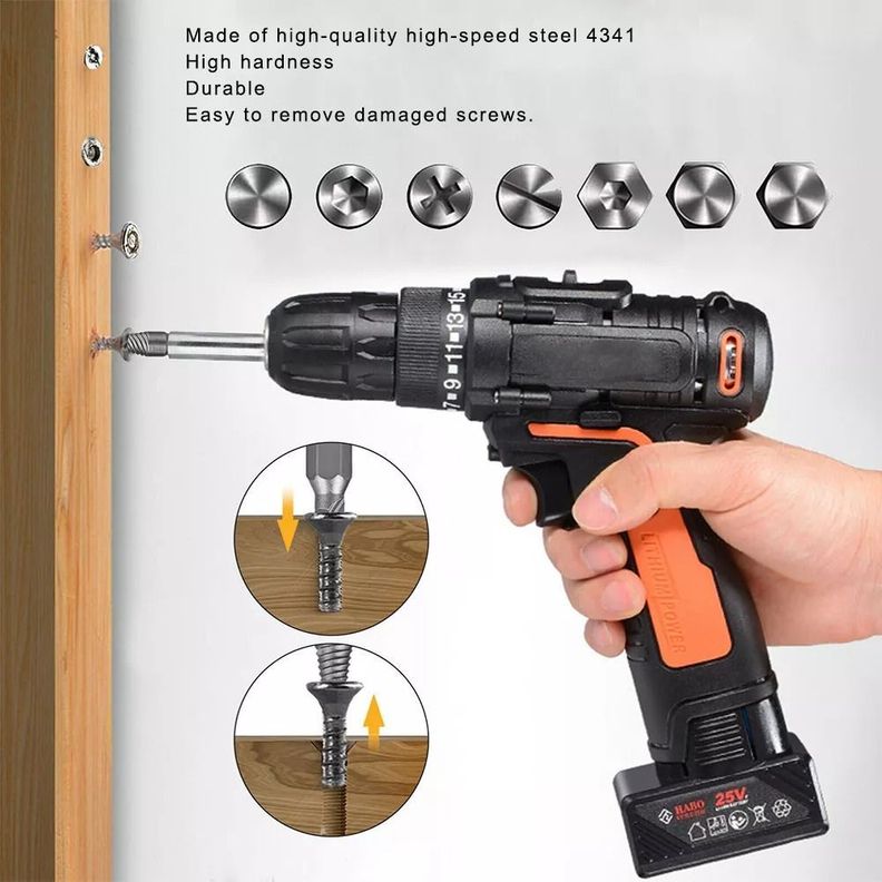 Extractor De Tornillos De Extracción 22 Piezas-7