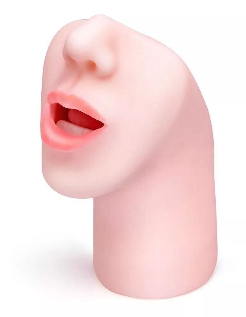 Masturbador Boca De Fresa 3D-0