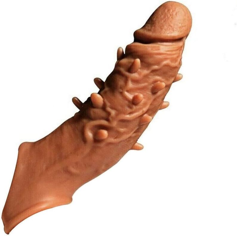 Funda Extensión Alargar Pene Ensanchar Realista -2
