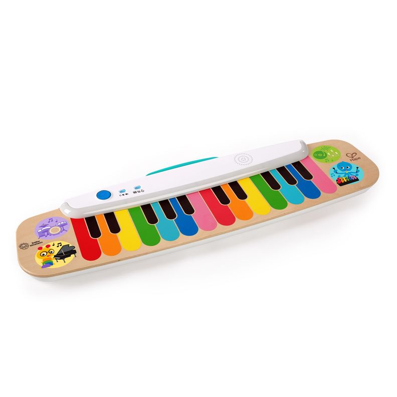 Teclado electronico de madera