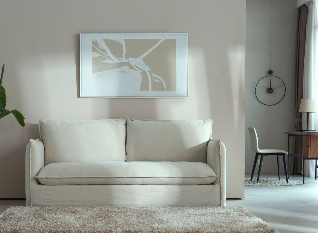 SOFA MINOTTI 3CP LINO CRUDO-3