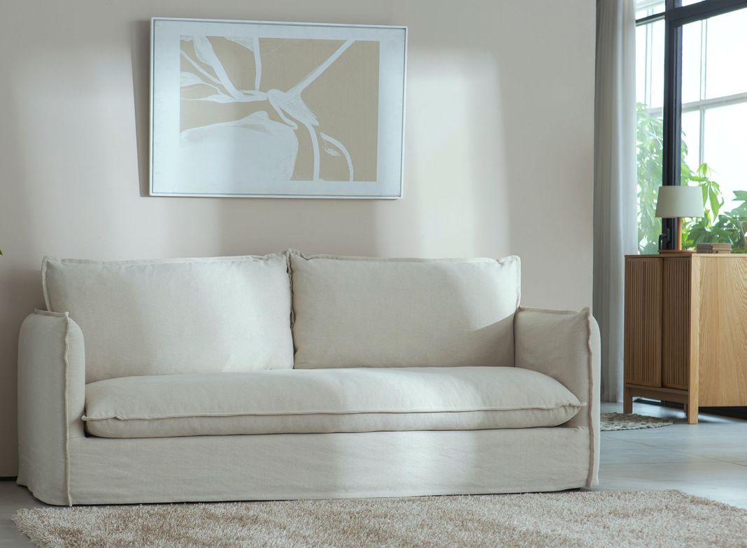 SOFA MINOTTI 3CP LINO CRUDO-1
